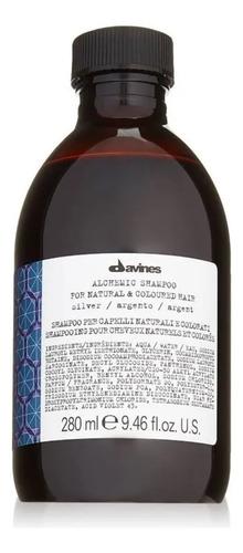 Alchemic Shampoo Matizador Silver Davines 280 Ml